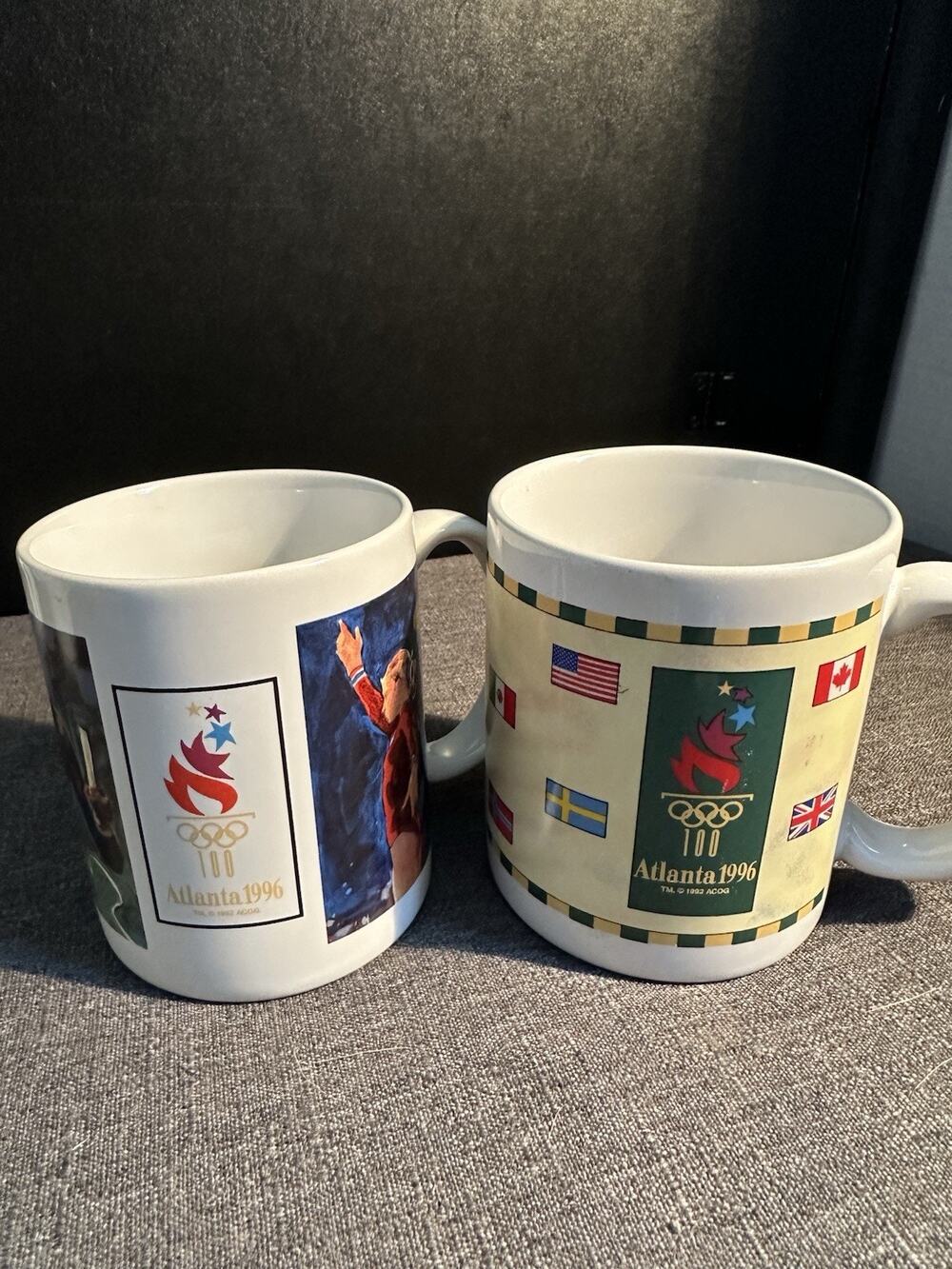1996 Atlanta Olympics Hallmark Coffee Mugs Lot of 2 Centennial Games Vintage